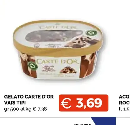 Gelato Carte d'Or vari tipi