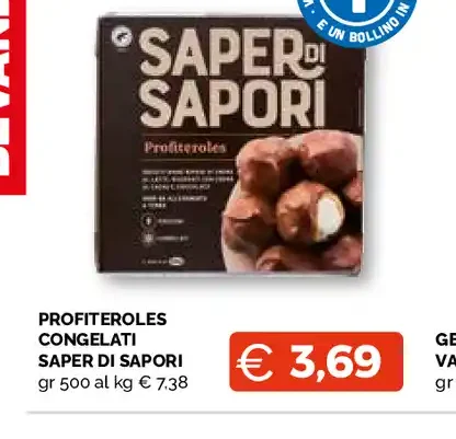 Profiteroles congelati Saper di Sapori
