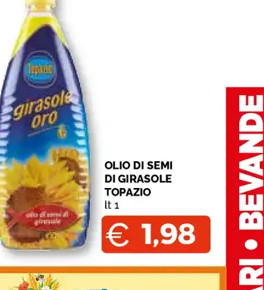 Olio di semi di girasole Topazio