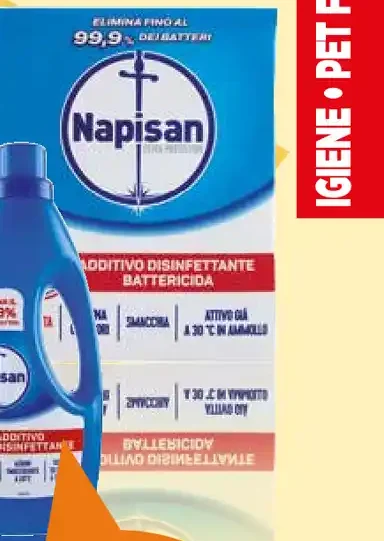 Additivo disinfettante Napisan polvere 8 lavaggi