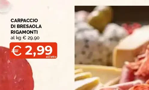 Carpaccio di bresaola Rigamonti