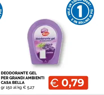 Deodorante gel per grandi ambienti Casa Bella