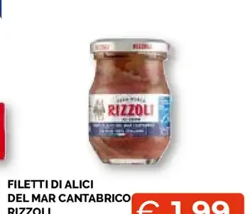 Filetti di alici del Mar Cantabrico Rizzoli