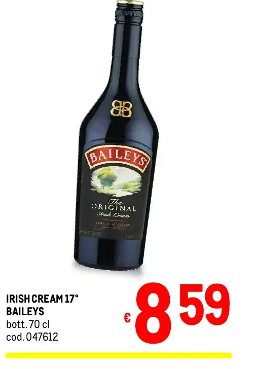 Irish cream 17° Baileys