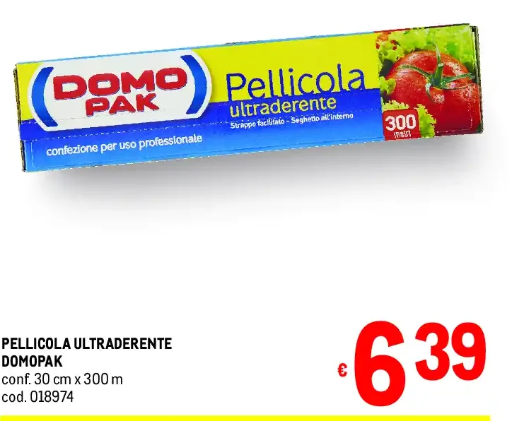 Pellicola ultraderente Domopak