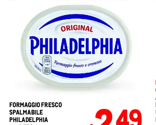 Formaggio fresco spalmabile Philadelphia