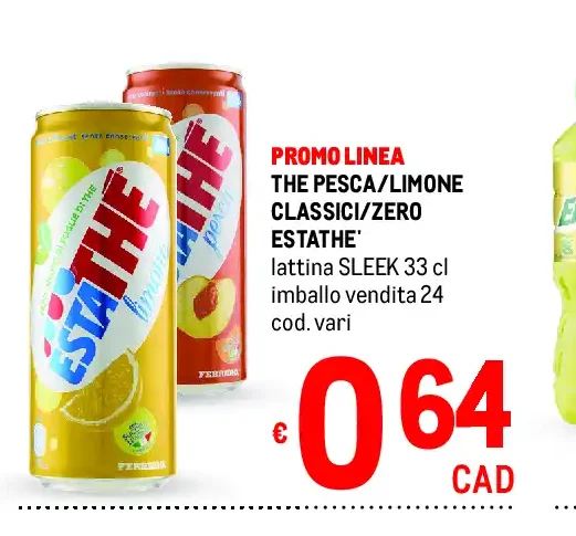 The pesca/limone Classici/Zero Estathé