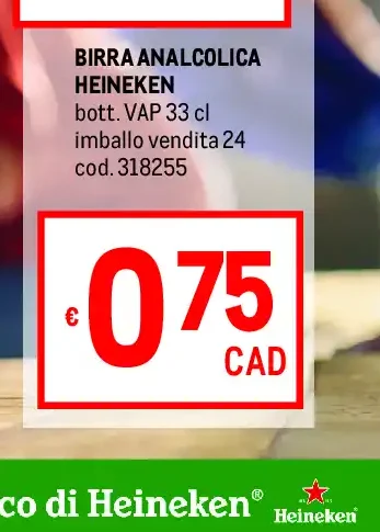 Birra analcolica Heineken
