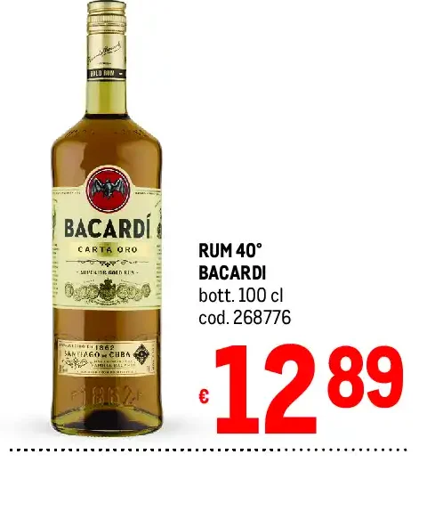 Bacardi Carta Oro Rum