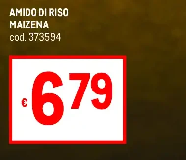 Amido di riso Maizena
