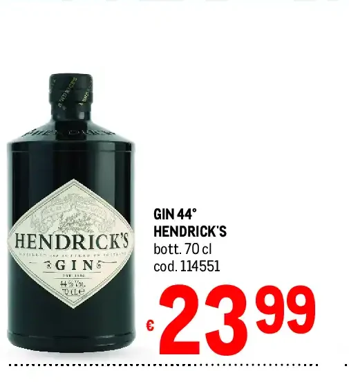 Gin Hendrick's