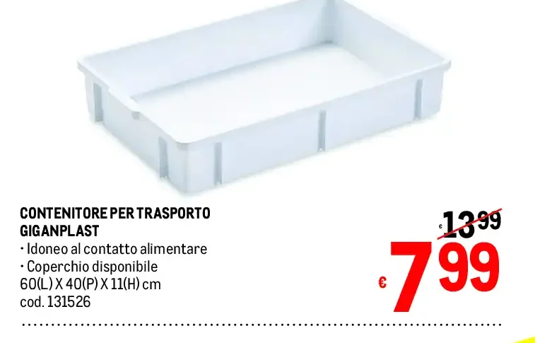 Contenitore per trasporto