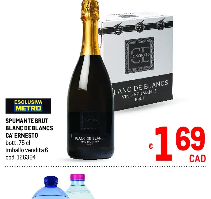 Spumante brut Blanc de Blancs Ca' Ernesto