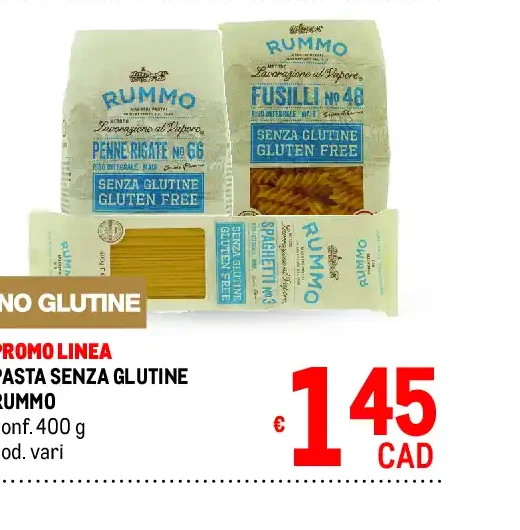 Pasta senza glutine Rummo