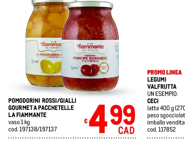 Pomodorini rossi/gialli gourmet a pacchetelle