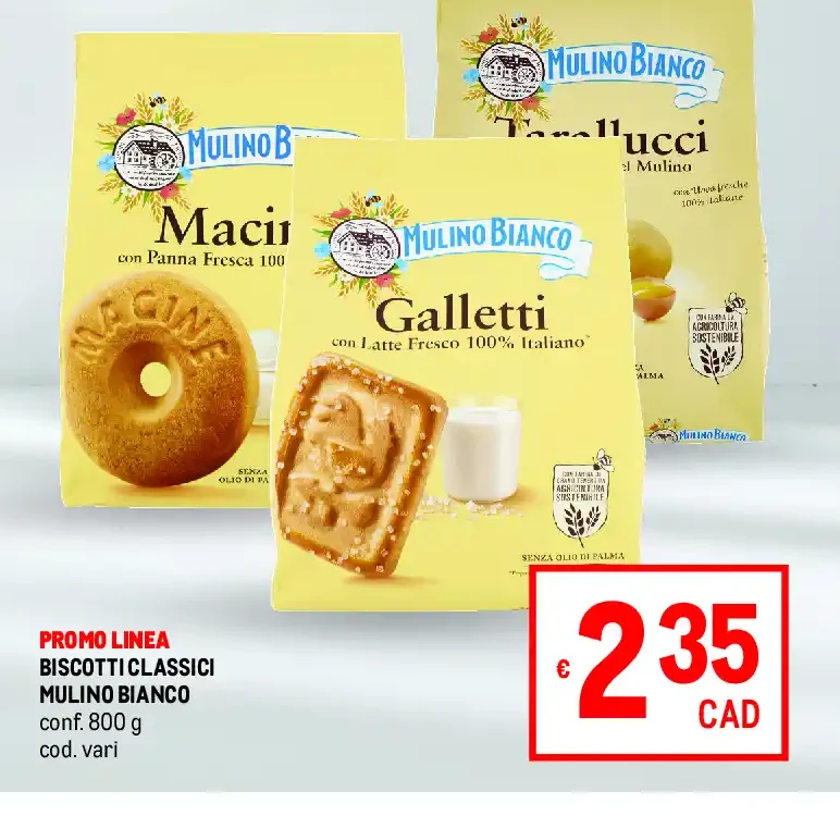 Biscotti classici Mulino Bianco