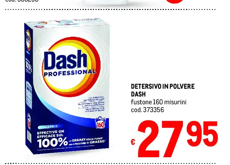 Detersivo in polvere Dash