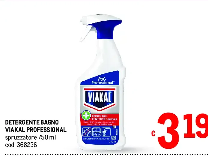 Detergente bagno Viakal Professional