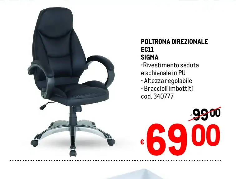 Poltrona direzionale EC11
