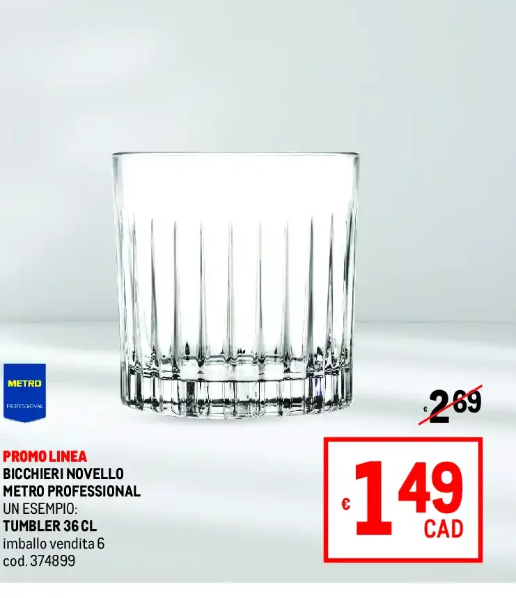 Tumbler Novello 36 cl