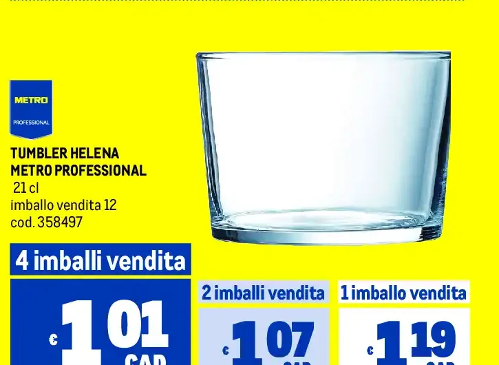 Tumbler Helena Metro Professional
