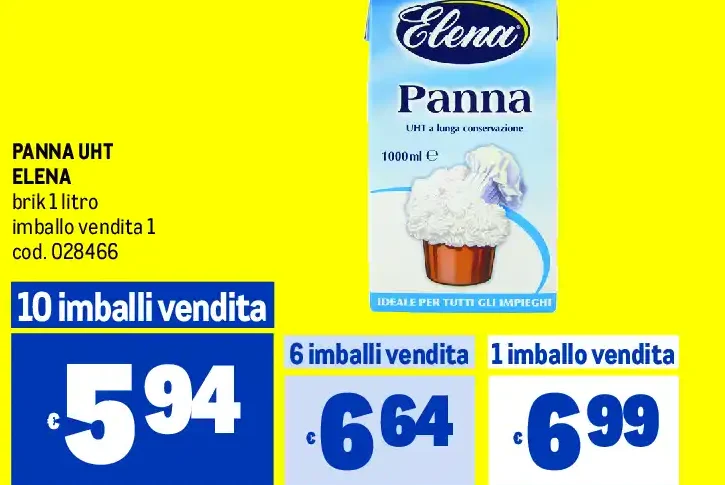 Panna UHT Elena
