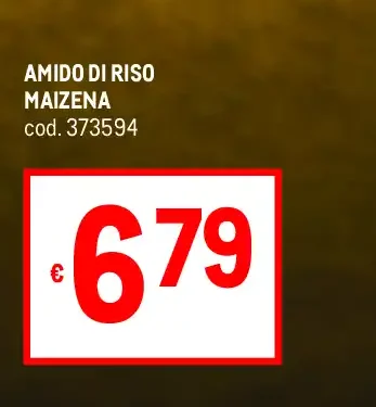 Amido di riso Maizena
