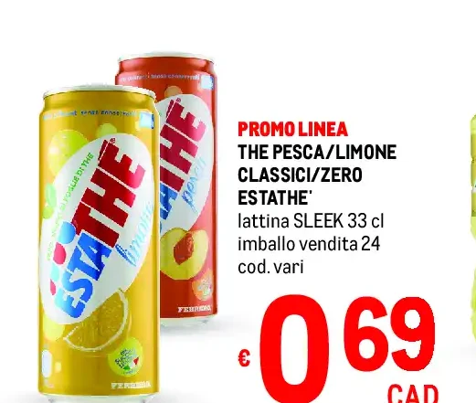 The pesca/limone Estathé