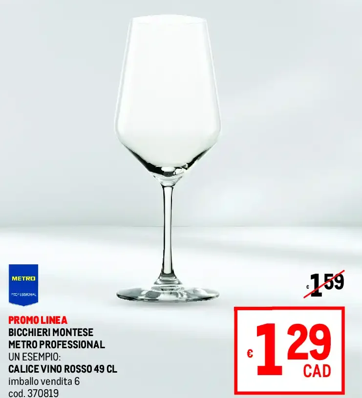 Calice vino rosso 49 cl