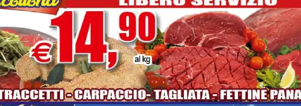 Tagli di bovino adulto
