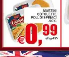 Cotoletta pollo spinaci