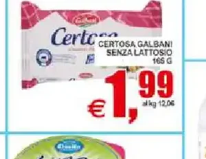 Mozzarella senza lattosio