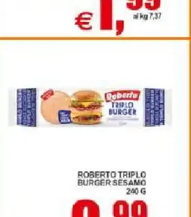 Burger sesamo