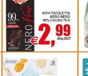 Cioccolato fondente 99%