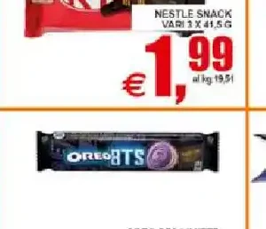 Snack al cioccolato
