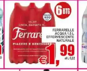 Ferrarelle acqua effervescente naturale