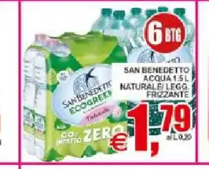 San Benedetto acqua minerale frizzante