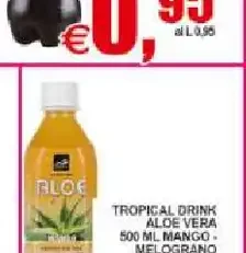 Tropical Drink aloe vera mango melograno