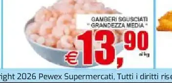 Gamberi sgusciati grandi