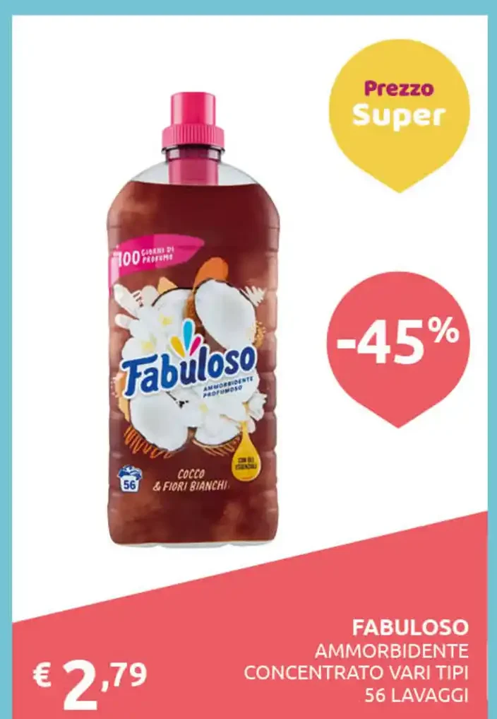 Fabuloso ammorbidente concentrato