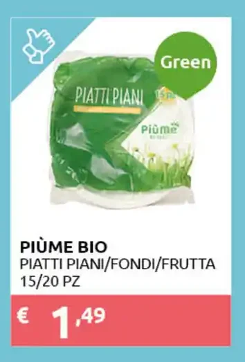 Piatti piani/fondi/frutta