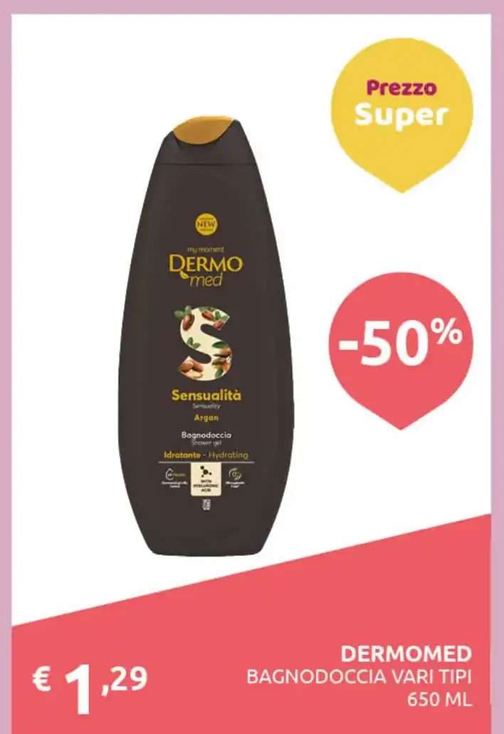 Bagnodoccia vari tipi