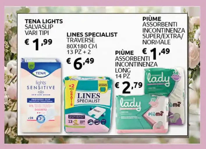 Assorbenti incontinenza long