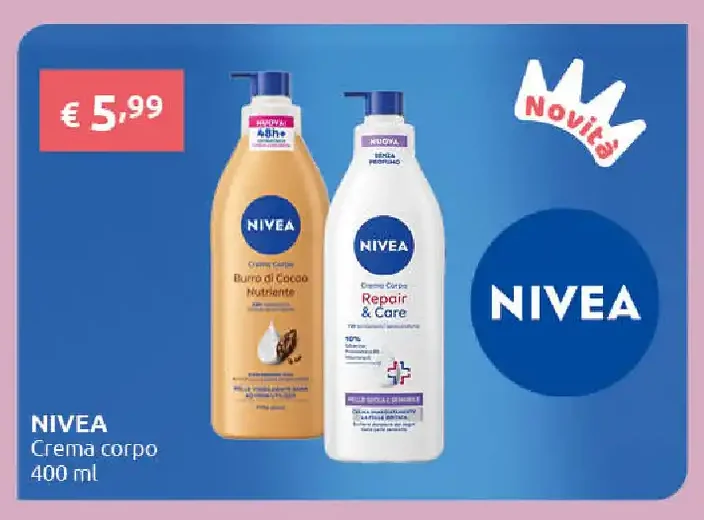 Nivea crema corpo