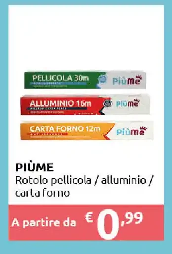 Rotolo pellicola alluminio carta forno