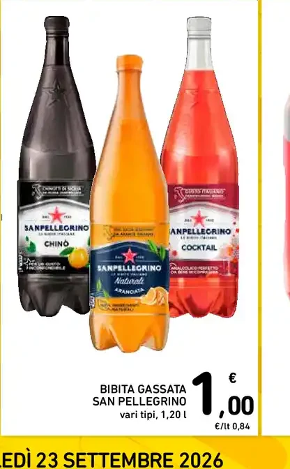 Bibita gassata Sanpellegrino