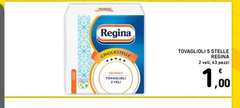 Tovaglioli 5 Stelle Regina