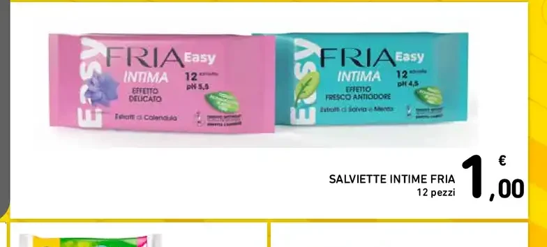 Salviette intime Fria