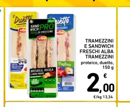 Tramezzini e sandwich