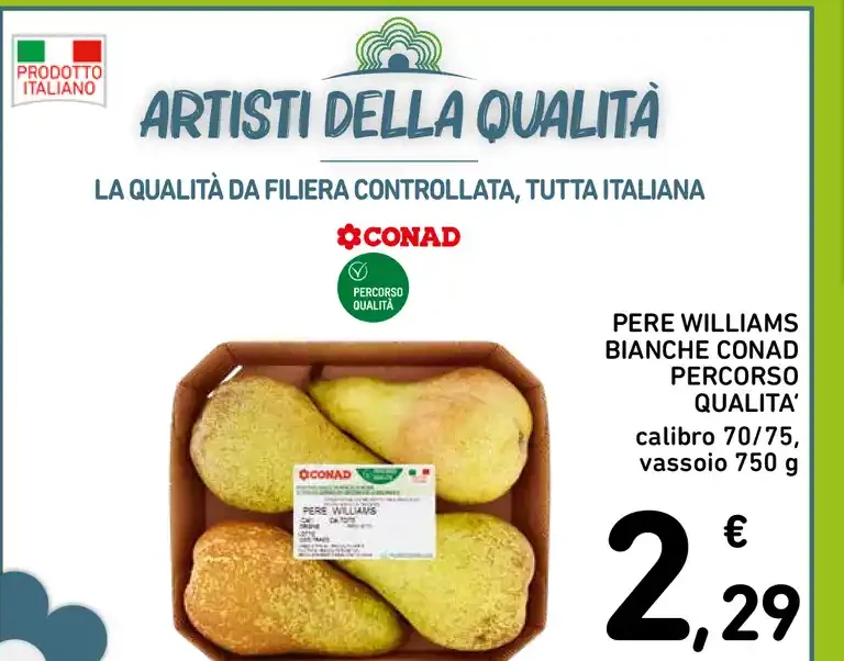 Pere Williams bianche